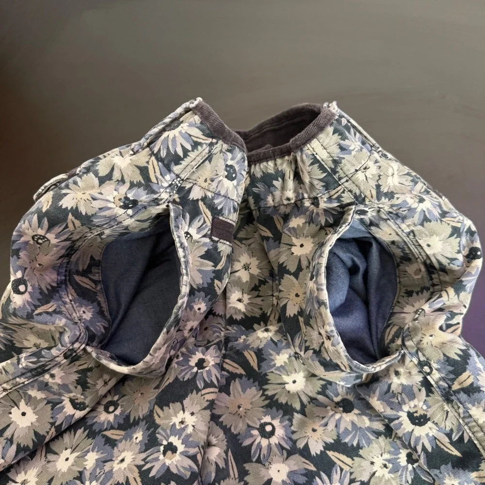 Gap Floral Chino Shorts Mens 33 Sunwashed All Over Floral Print Canvas